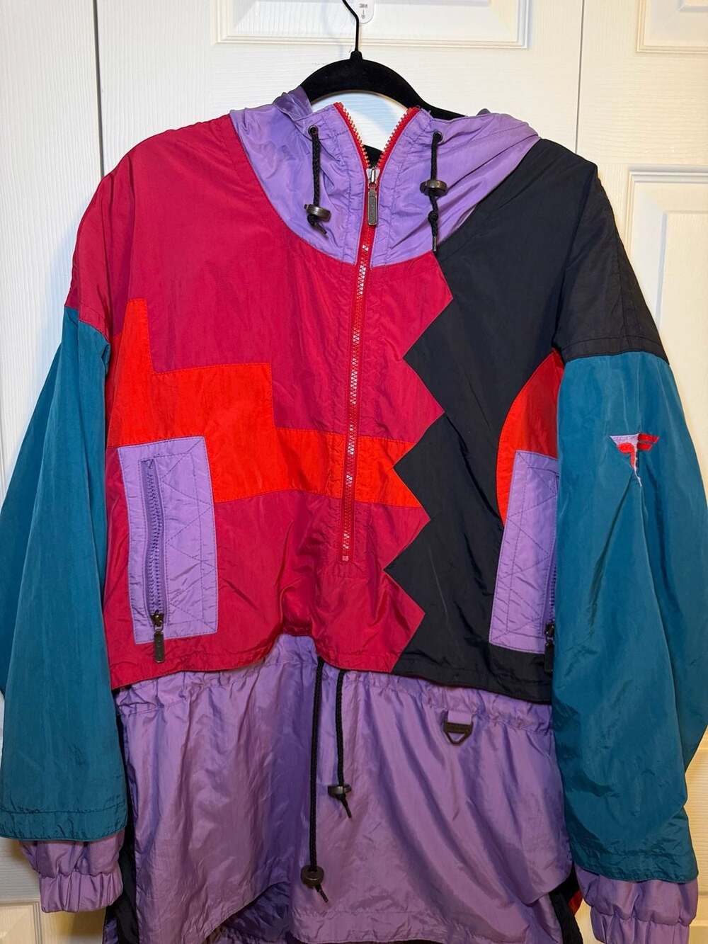Tyrolia Skiwear Colorblock Jacket Size L Multi